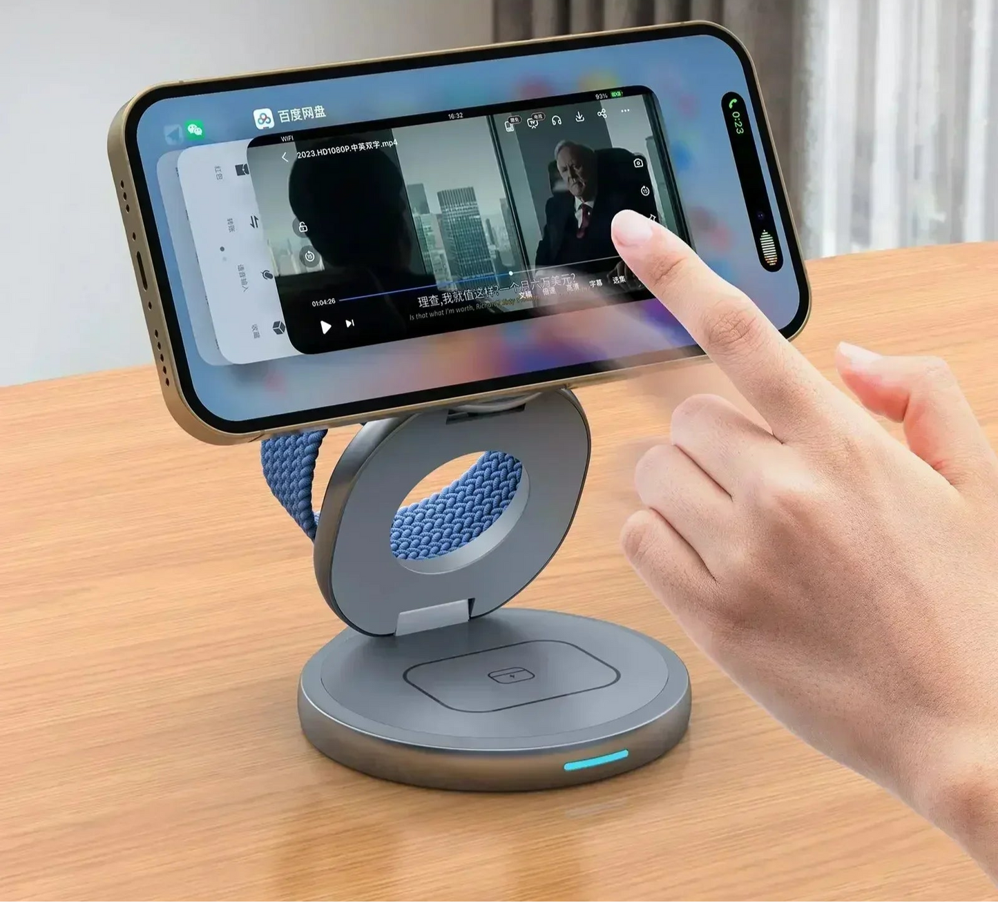3 in 1 Magnetic Wireless Charger Stand