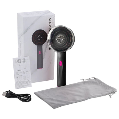 Red Light Electric Vibration Massage Comb